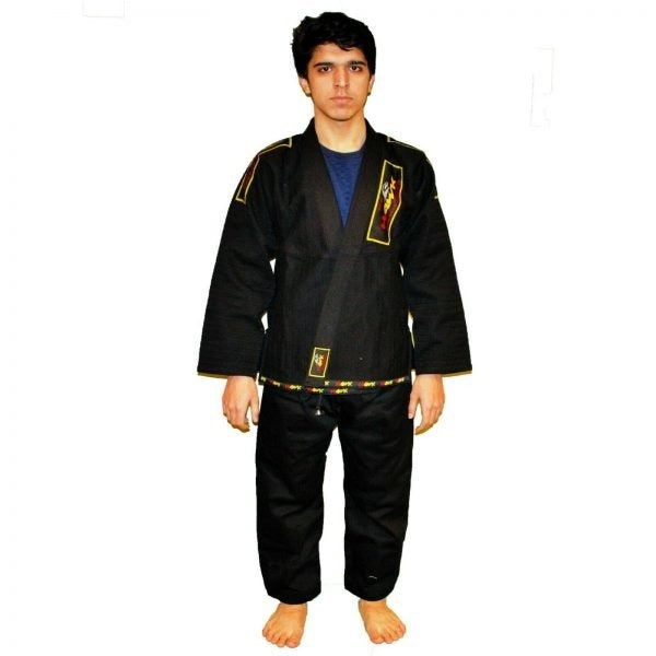 Hawk Brazilian Ju Jutsu Martial Arts Suit, Double-Stitched, 100% Cotton