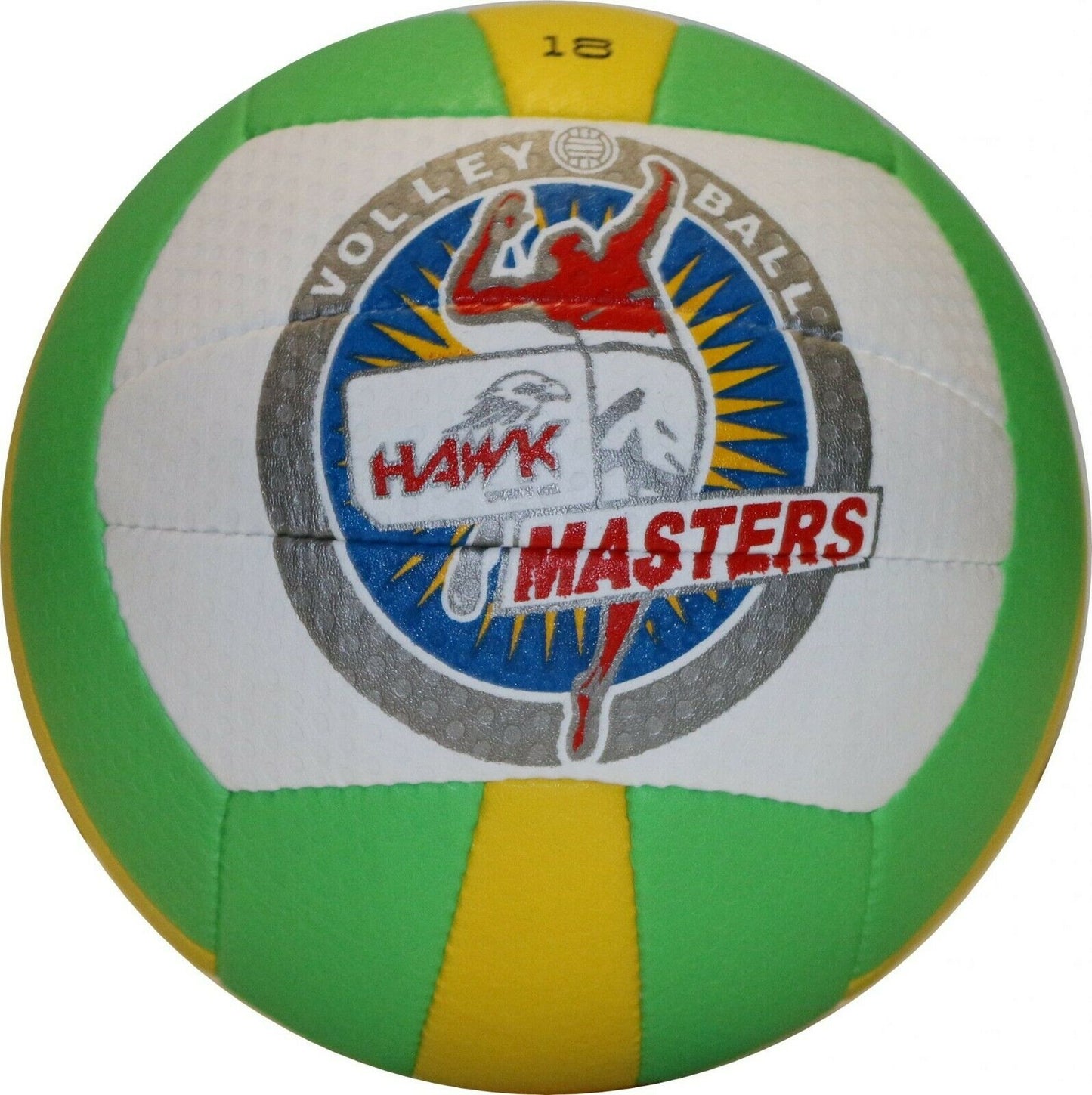 Master Volleyball Ball, 32 Panel Soft Touch,brand Hawk ®