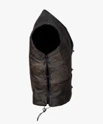 Hawk® Men’s Leather Motorbike Vest – Classic & Durable - Image 3